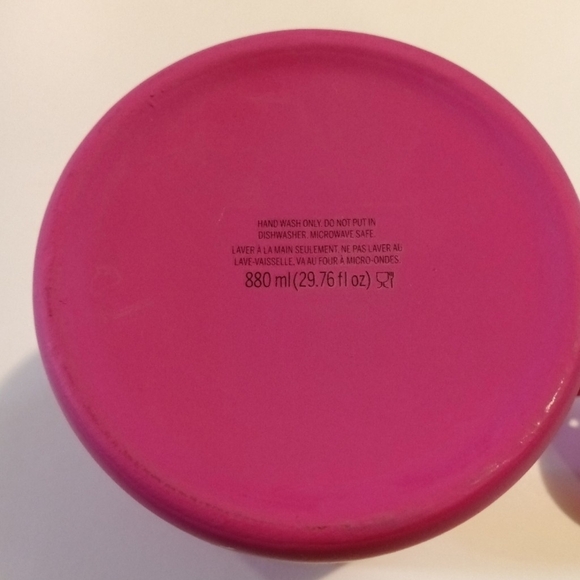 VS PINK LARGE PINK COFFEE MUG - Picture 2 of 3